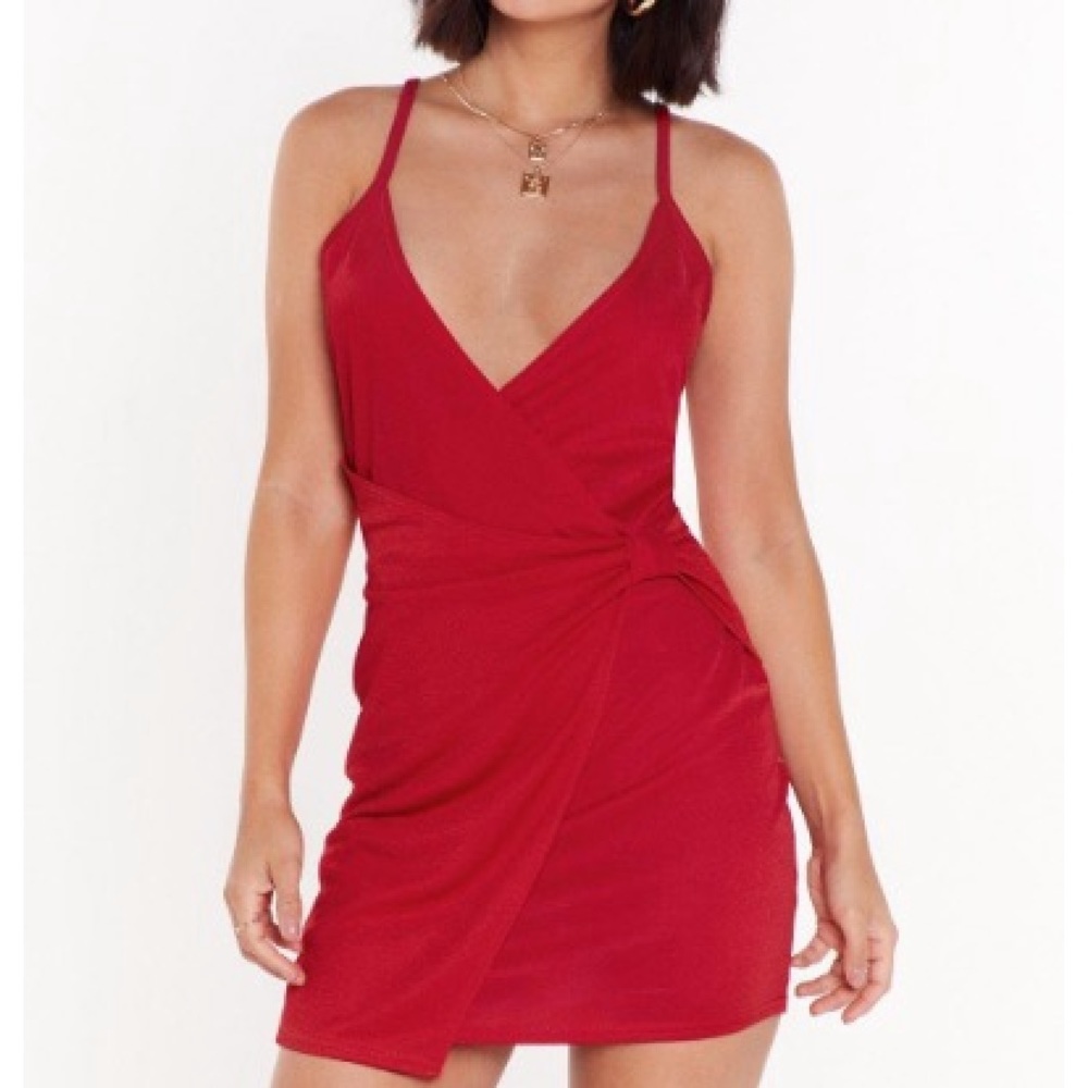 Nasty gal red dress
